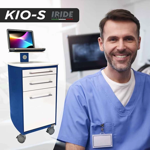 KIO-S: THE CART FOR INTRAORAL SCANNERS THAT COMBINES DESIGN AND FUNCTIONALITY